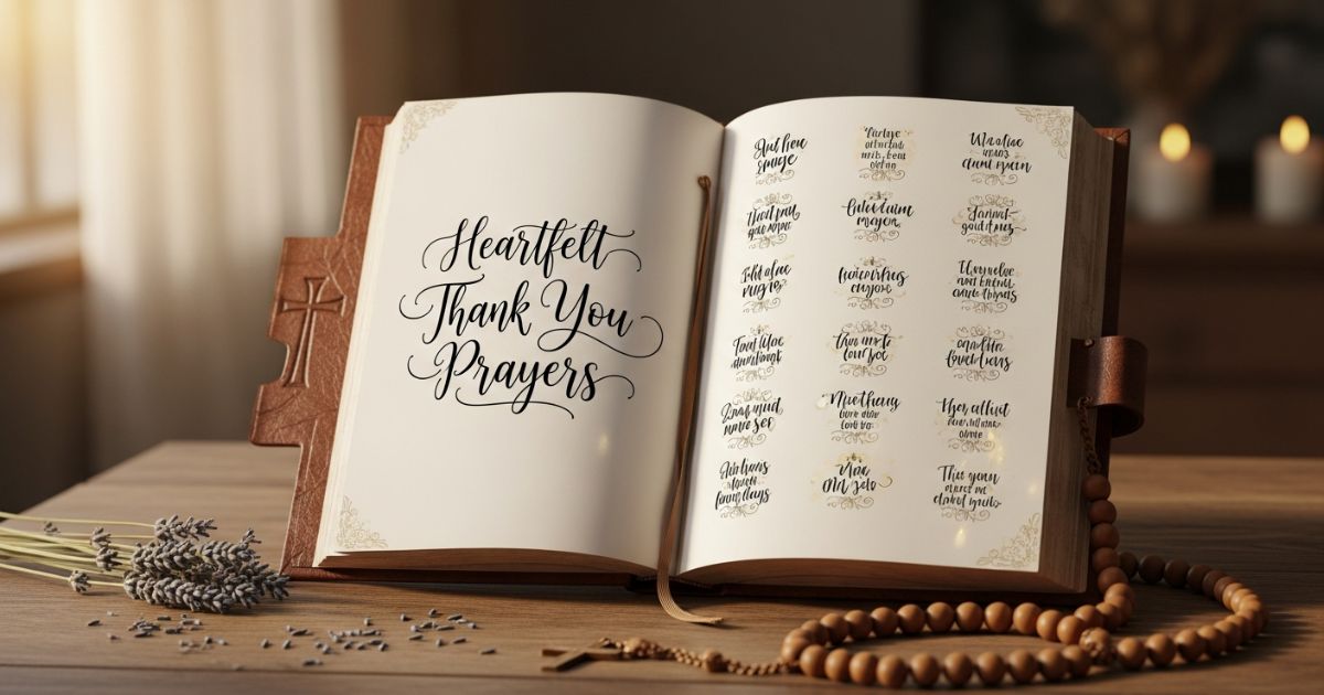 Thank You Prayer Message